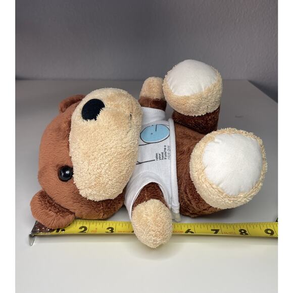 Toon Spencer Nice Guy Teddy Bear Plush 8” Wong Fu Productions Awkward Animals - Picture 14 of 14